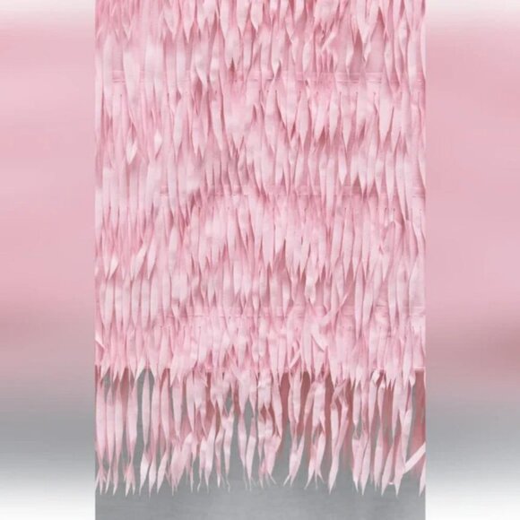 ZARA FRINGED MIDI DRESS - Picture 8 of 10